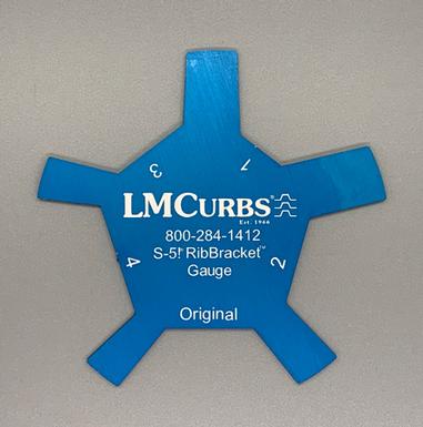 LMCurbs-S-5-RibBracket-Gauge LMCurbs S-5! RibBracket Gauge