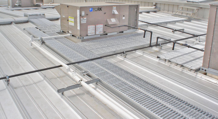Roof Walk around HVAC Roof Walk around HVAC
