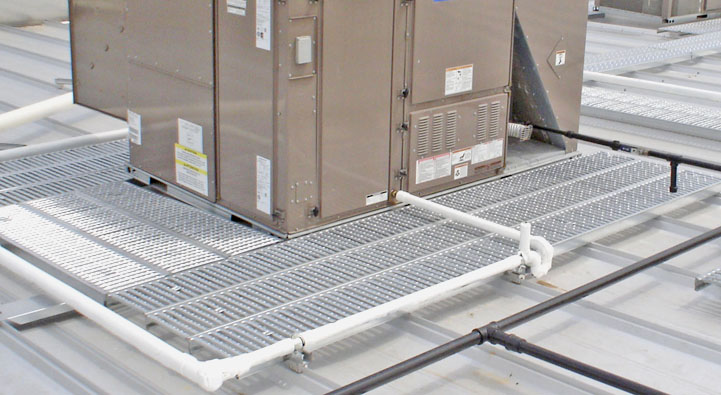 Roof Walk around HVAC Roof Walk around HVAC