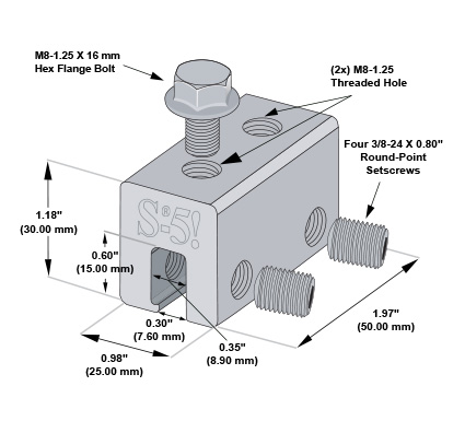 s5e_2 S-5! S-5-E Utility Clamp Diagram