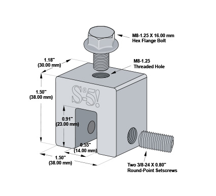 s5s_3 S-5! S-5-S Mini Utility Clamp Diagram
