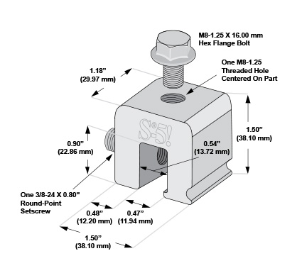 s5v_3 S-5! S-5-V Mini Utility Clamp Diagram