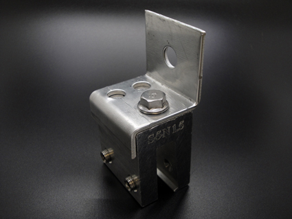 LMCurbs Anchor Bracket U attached to S-5-N 1.5