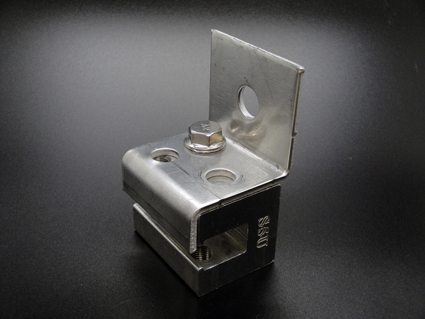 LMCurbs Anchor Bracket U attached to S-5-U Horizontal Right